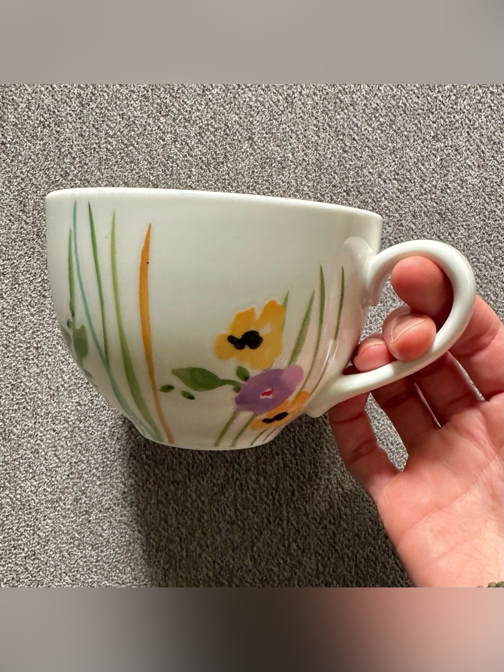 Anthropologie Verdant Acres Floral Mug - Picture 4 of 4